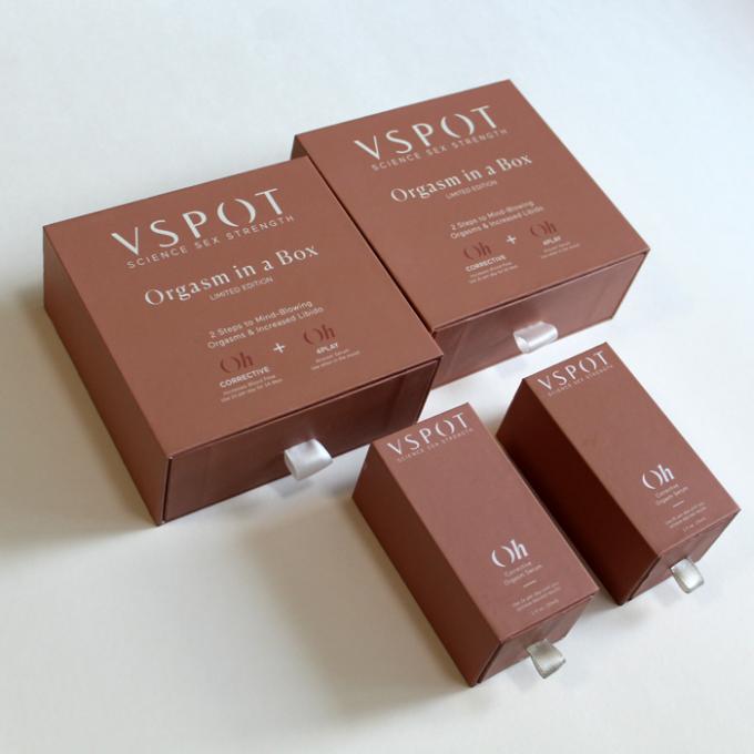 贅沢なスライディング引き出し 化粧品ギフトボックス