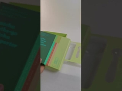 プラスチック素材とリボンアクセサリーとカスタムデザインの化粧品パッケージボックス