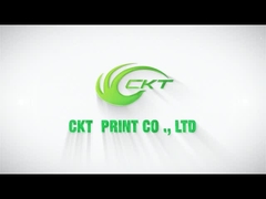 皮膚ケアボックス ブラックプリントと防水表面のゴールドフォイル