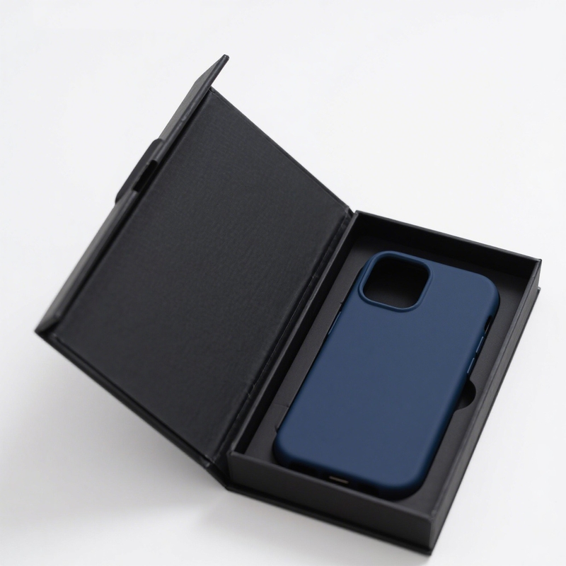 カスタムモバイルバックカバー包装箱 クラフト紙製携帯電話ケース包装箱 21x10x6cm