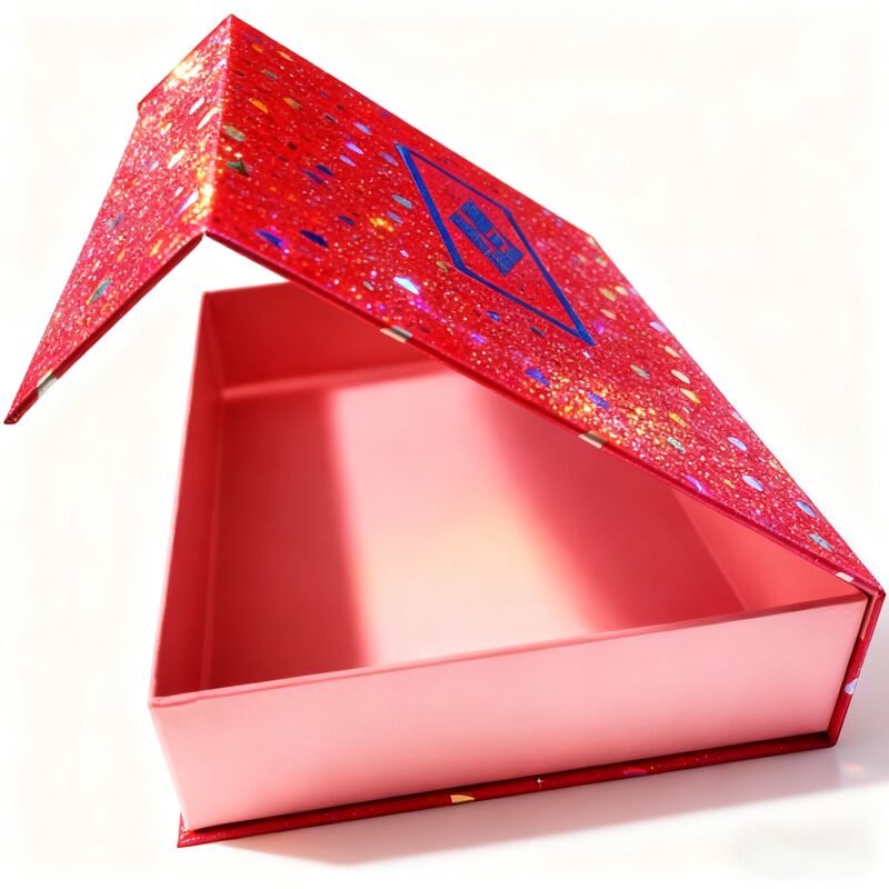 厳格な構造と高級包装のためのエムボスでカスタム手作り磁気ギフトボックス