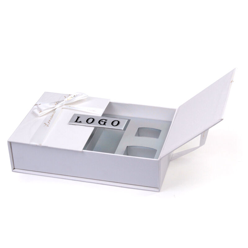 カスタムロゴ工場直販高級二つ折りマグネット開閉式紙製ギフトボックス