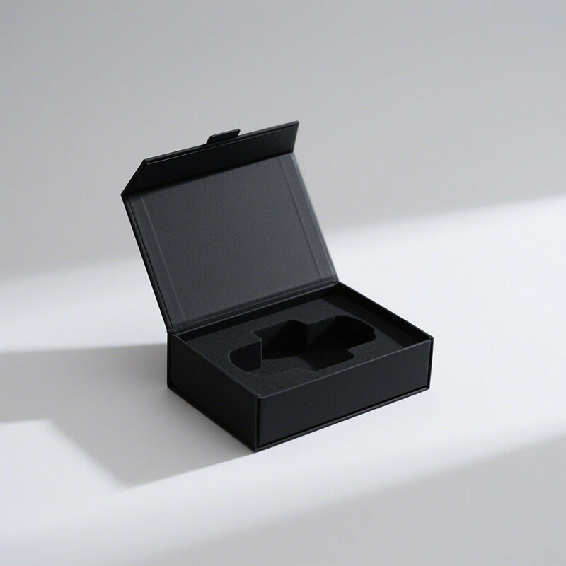 卸売カスタムロゴEVAフォームインサートリジッド段ボール磁気ギフト包装箱、リサイクル素材使用