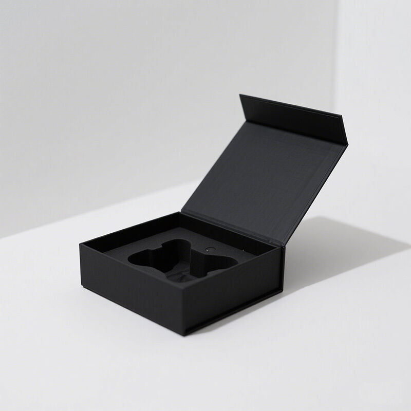 卸売カスタムロゴEVAフォームインサートリジッド段ボール磁気ギフト包装箱、リサイクル素材使用