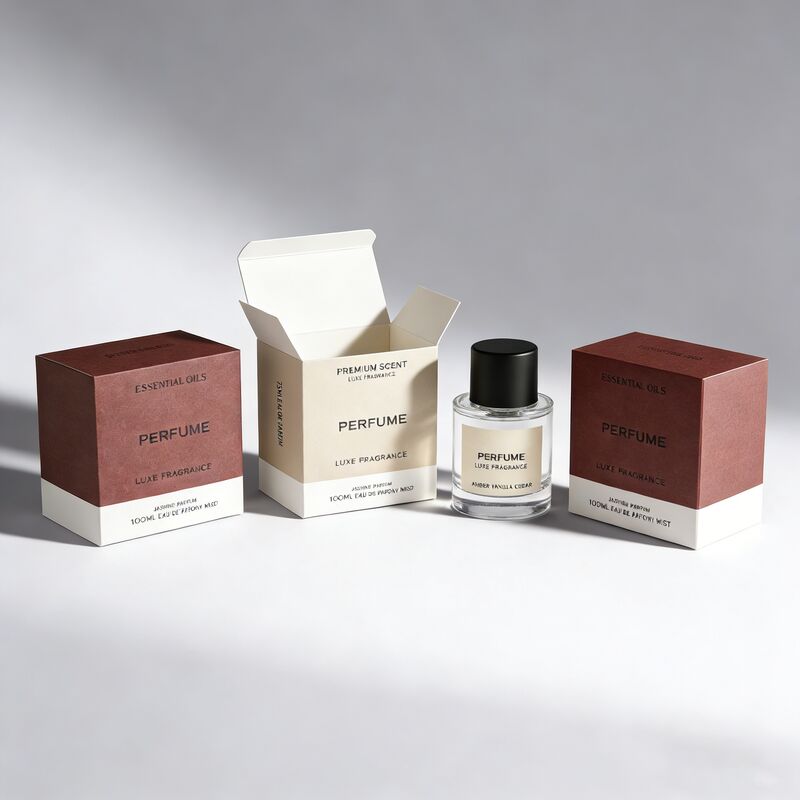 スライドイン香水包装箱 オーダーメイドロゴ印刷と四色印刷 贅沢な香水プレゼントボックス