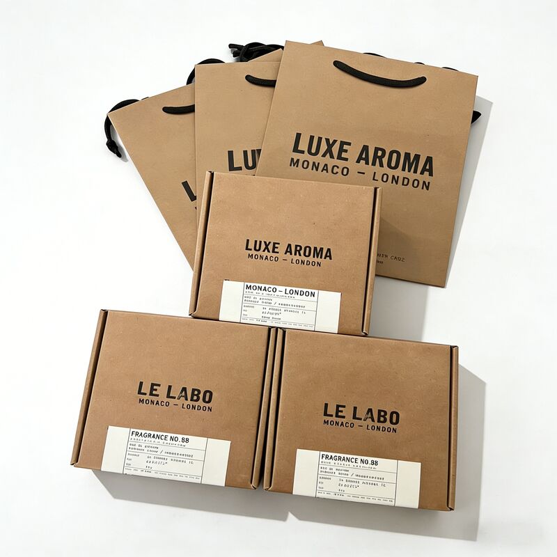 エコフレンドリー オーダーメイド プリントされた香水 包装箱 50ml ボトル 内部挿入付き OEM 卸売