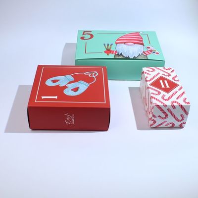 カスタム ボックス デザイン 空の ギフト ボックス クリスマス カレンダー ボックス パーソナライズされたパッケージ ボックス